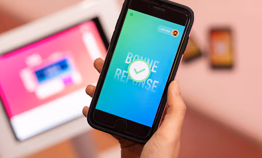 Interface réalisée pour ThisIsBlindTest