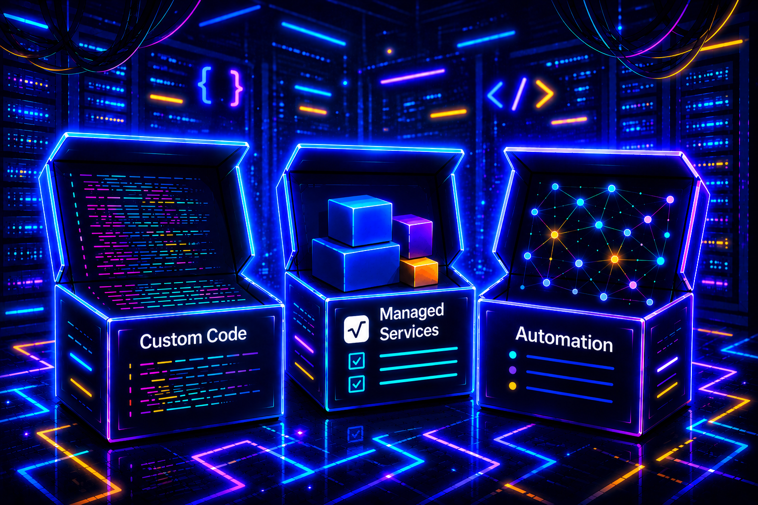 Code, integrate, or automate: three approaches to your back-office